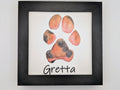 Textured Paw Relief Art